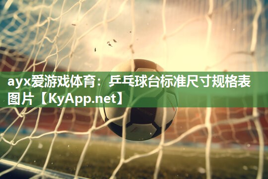 乒乓球台标准尺寸规格表图片 乒乓球台标准尺寸规格表图片